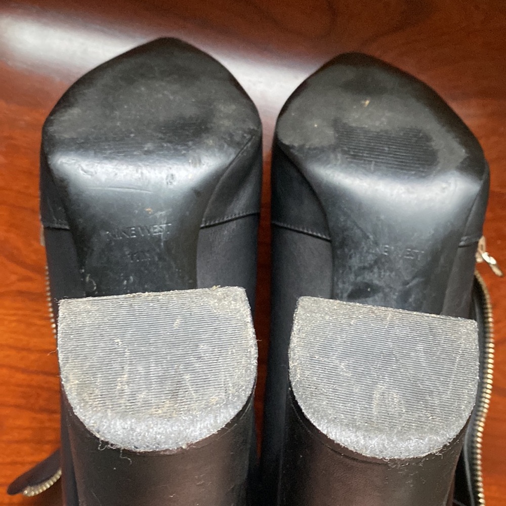 SALE🎈Leather Chucky Heel Boots - Picture 11 of 14